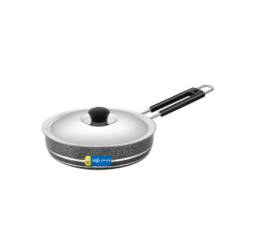 Unirize Powder Coating Induction Fry Pan with Stainless Steel Lid 190mm