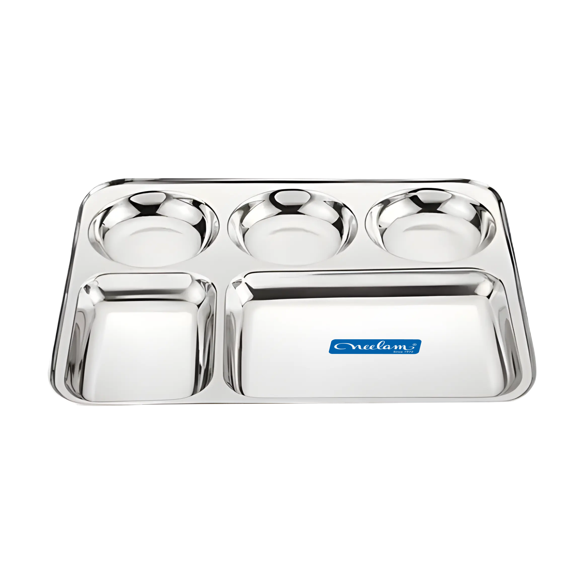 Neelam Stainless Steel Compartmental Tray DLX 5 in 1 (Per KG)