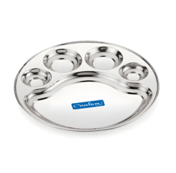 Neelam Stainless Steel Compartmental Tray Smiley (Per KG)