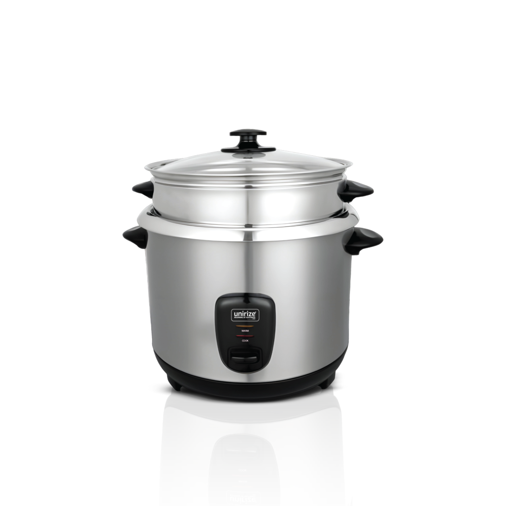 Unirize Stainless Steel Electric Rice Cooker 1.5 Ltr