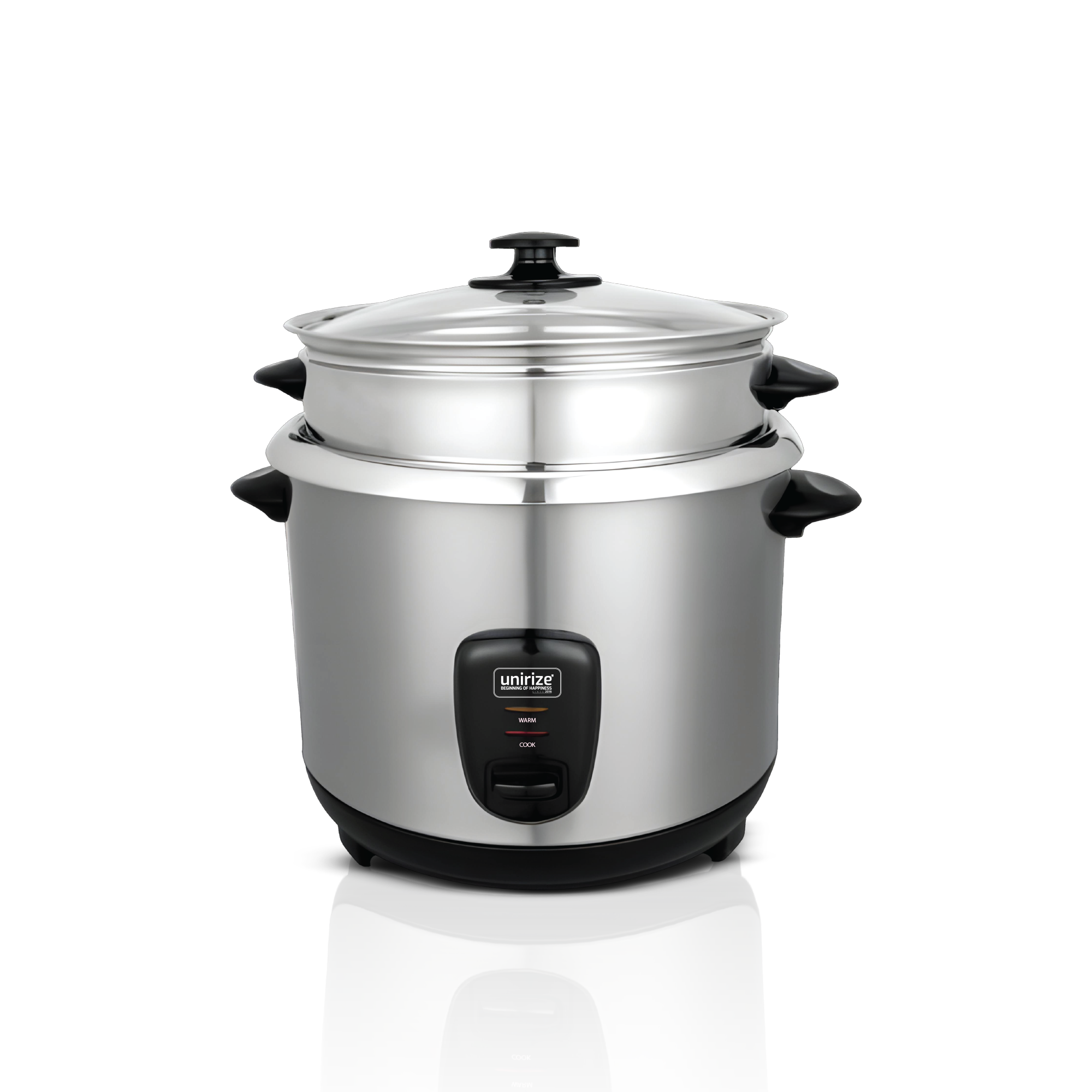 Unirize Stainless Steel Electric Rice Cooker 1.8 Ltr