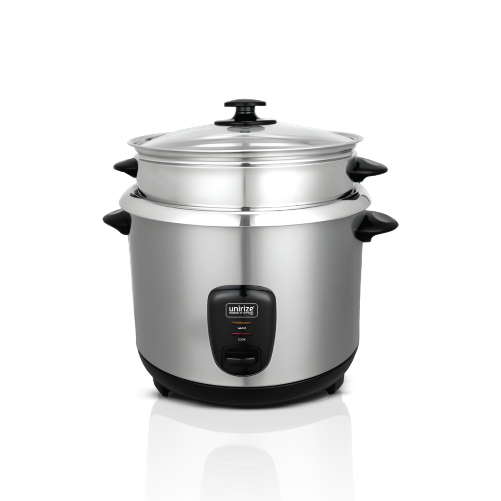 Unirize Stainless Steel Electric Rice Cooker 2.8 Ltr