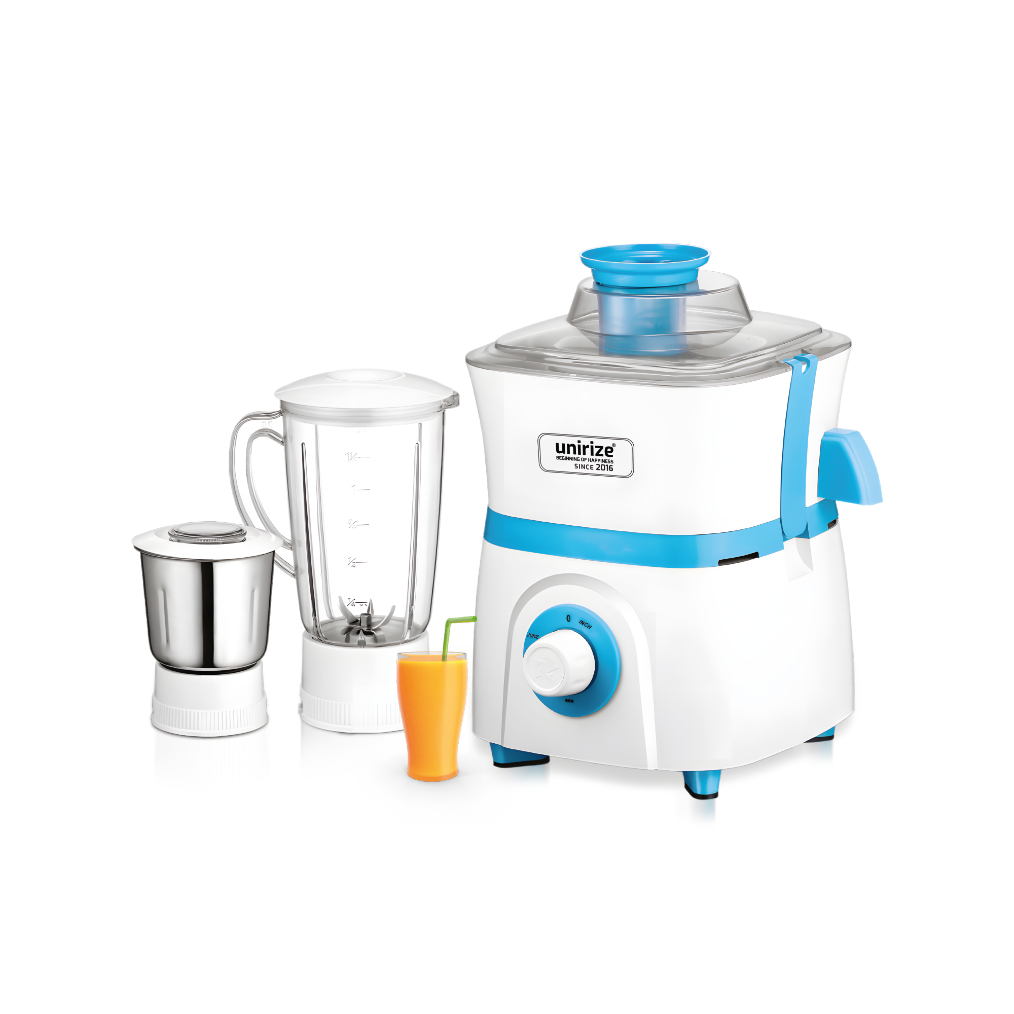 Unirize Marvel Juicer Mixer Grinder 2 Jar/600 Watts