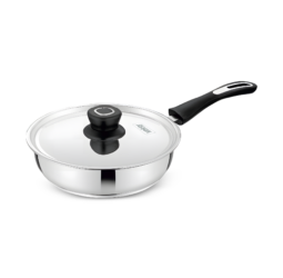 Unirize Triply Bottom Induction Frypan with SS Lid 22cm