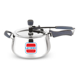 Ucook T3 Silvo Triply Stainless Steel Pressure Cooker 5Ltr