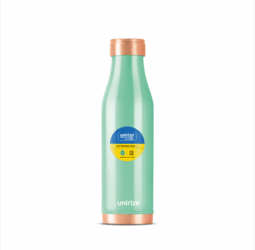 Unirize Copper Bottle Slim Green 1000ml