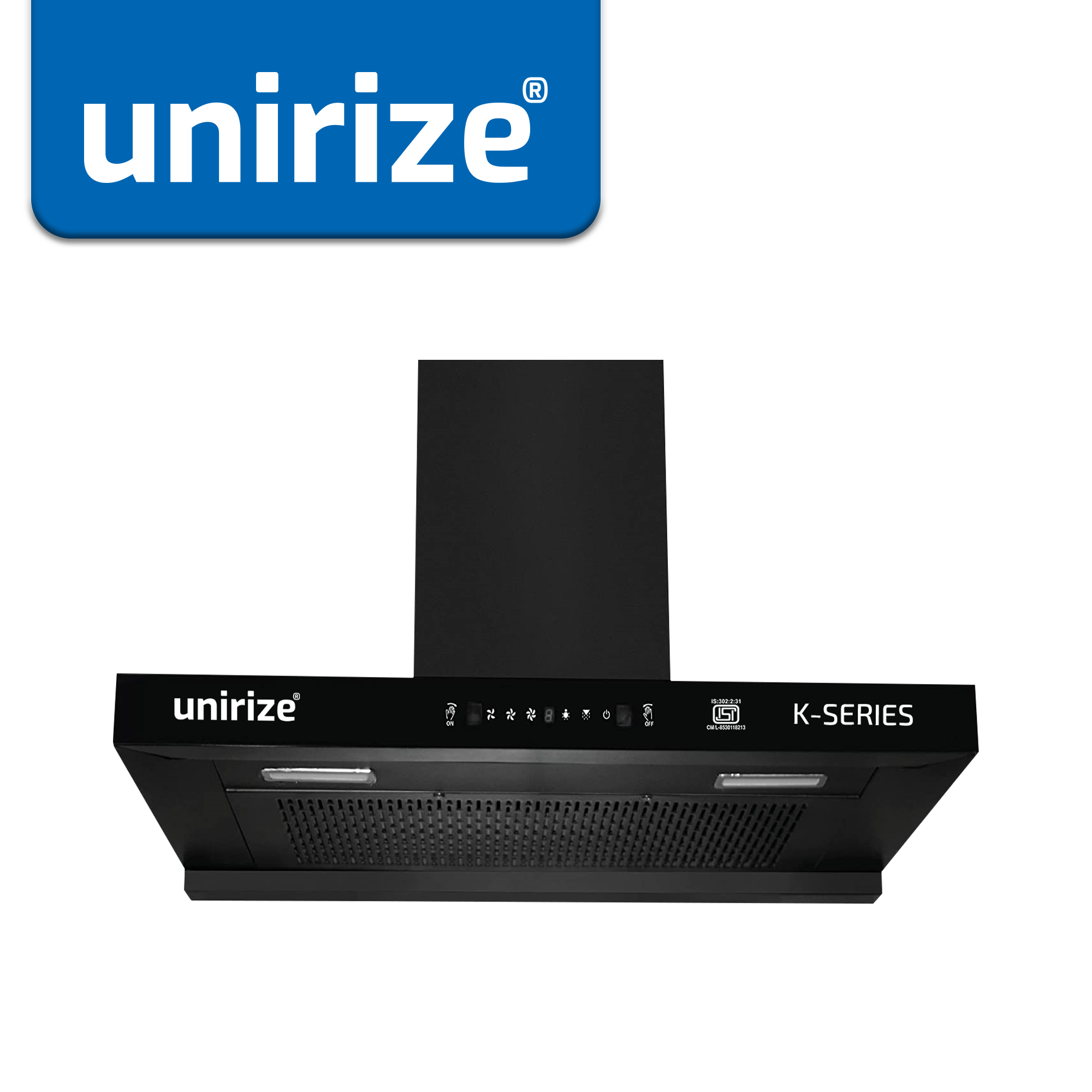 Unirize K-Series Cooker Hood 90cm, Touch/ Motion Sensor