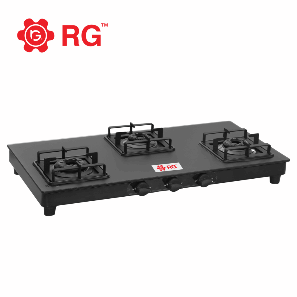 RG Glass Top S366 Karban G.T Auto 3 Burner