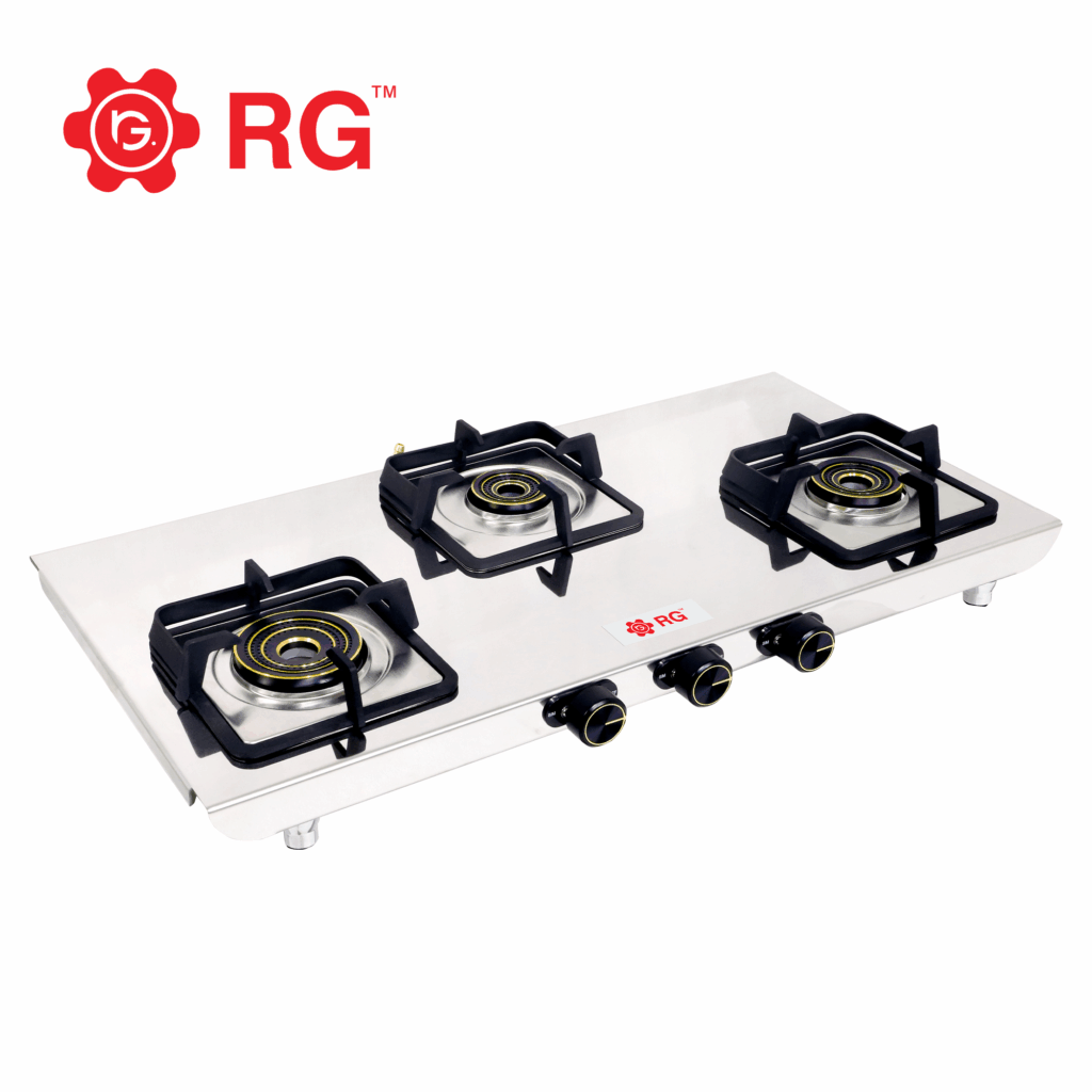 RG Cooktop S334 Titan Auto 3 Burner